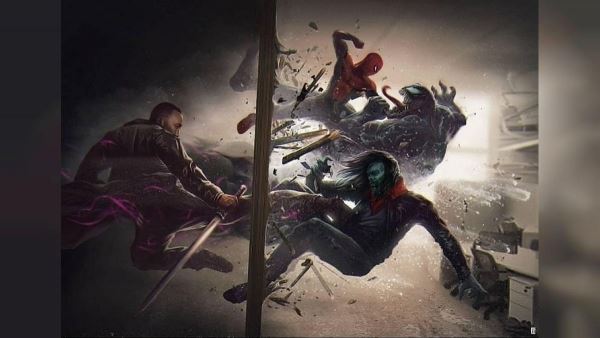 <br />
        Человек-паук подрался с Веномом, а Блэйд с Морбиусом на новом фанатском арте<br />
      