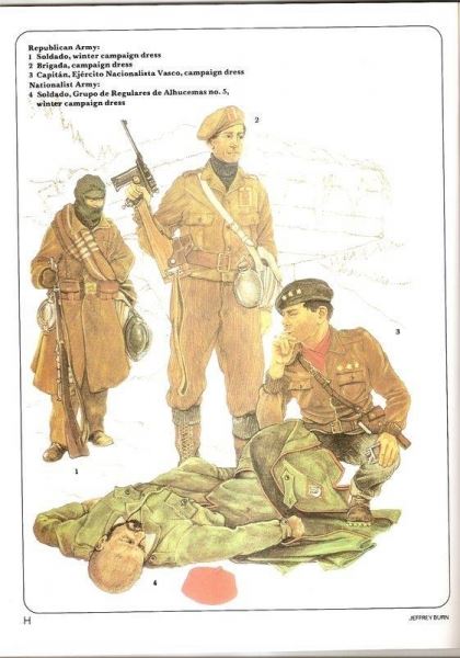 Пилотки без кисточек и комбинезоны моно: униформа испанской гражданской войны