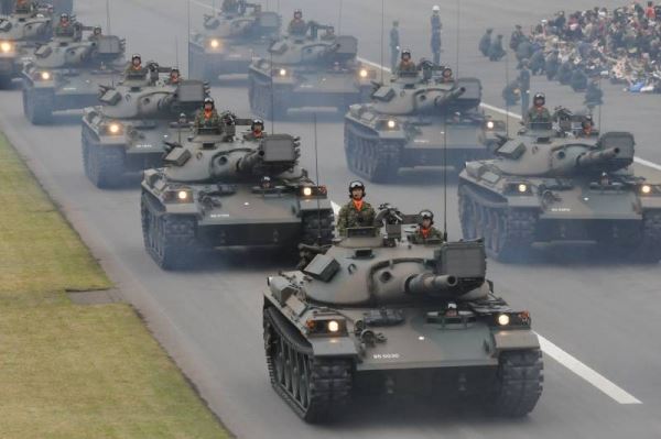 Колёсные танки «Тип 16» для Сил самообороны Японии